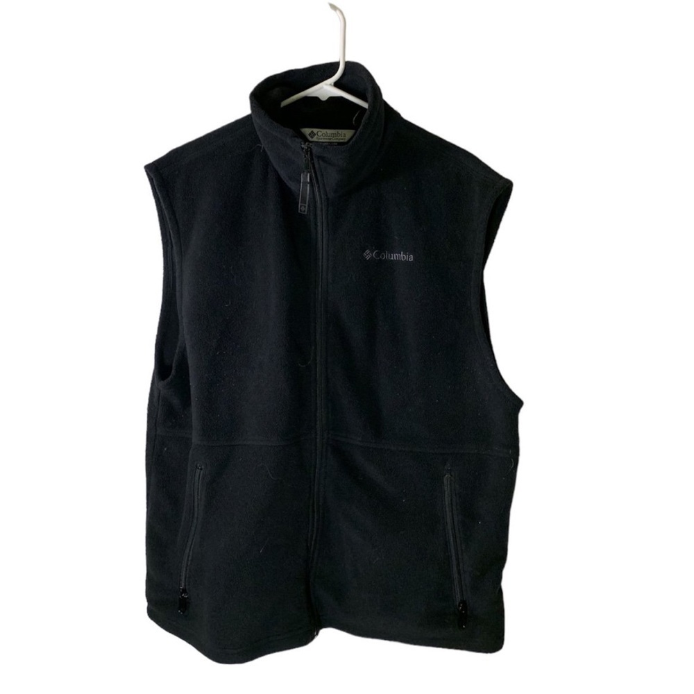 Columbia Large Black Fleece Vest‎